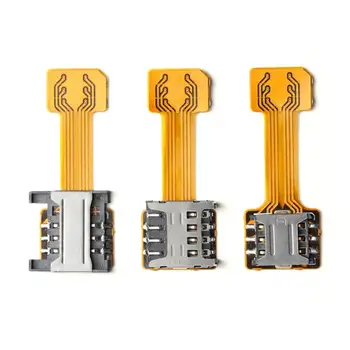 

Hybrid Double Dual SIM Card for Micro SD TF Adapter for Android Extender 2 Nano Micro SIM Adapter for Dual SIM cellphone