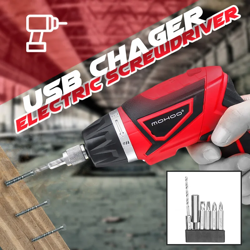 

27pcs 3.6V Usb Charge Electric Screwdriver Torque drill Wood Screw driver Power tool Sets Multifunctional Electric Screw Driver