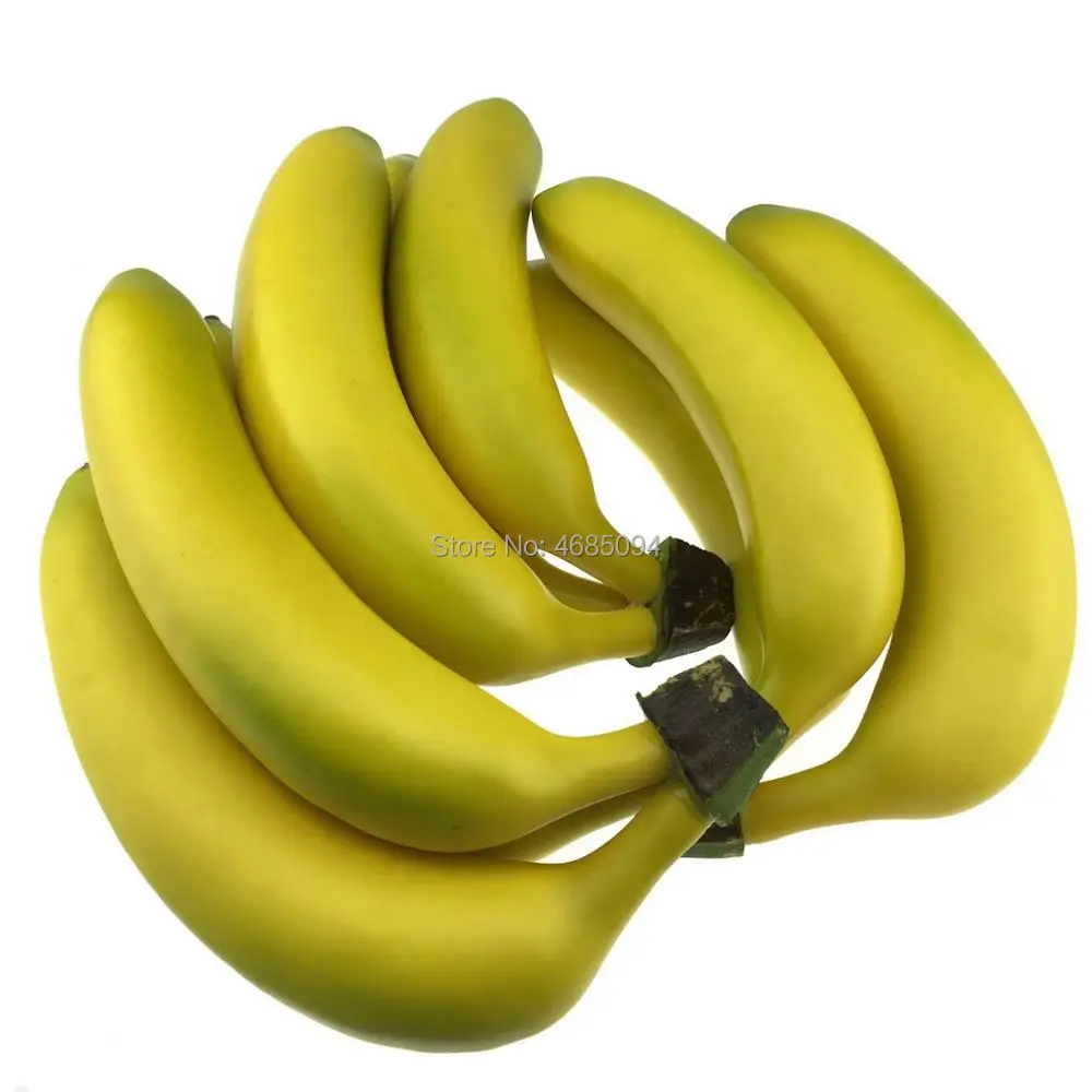 Gresorth 9 шт. искусственный банан Банч поддельные фрукты дома вечерние украшения стола реалистичные еда игрушка реквизит для фотосъемки