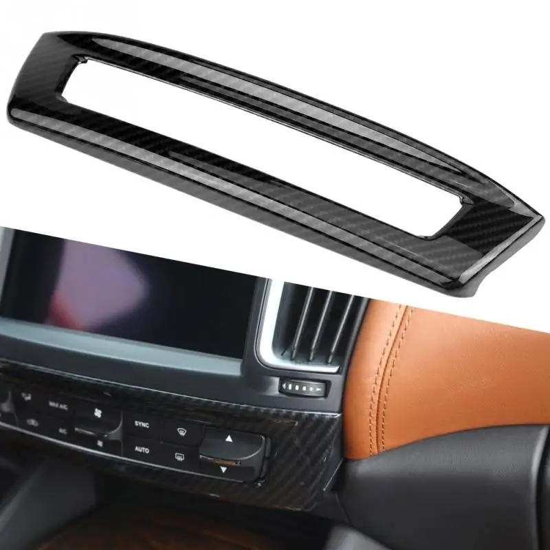 Us 12 7 25 Off Carbon Fiber Style Car Interior Central Control Mode Cover Trim Stickers For Maserati Levante 2017 2018 Auto Accessories In Interior