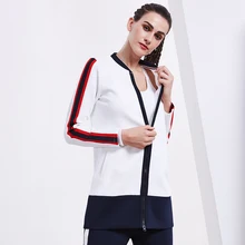 Willarde Зимний спорт, бег, Йога Куртки Женская двойная молния дышащий фитнес тренировки ветрозащитная спортивная одежда длинный стиль