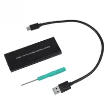 Внешний USB NVME M.2 для Type-C3.1 корпуса переносного жесткого диска HDD корпус черного цвета