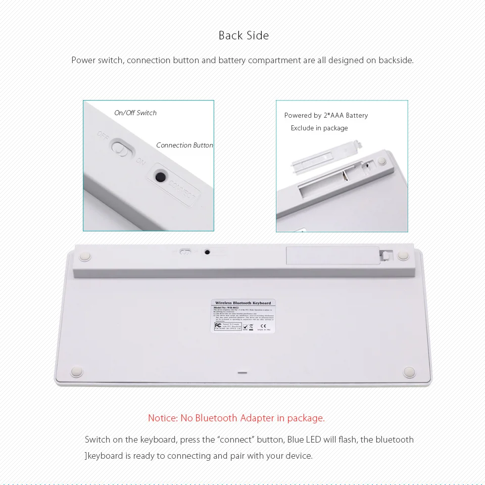 DHL французский "AZERTY" мини Bluetooth клавиатура для Apple iPad Pro, iPad Air, планшеты Беспроводная клавиатура для ноутбука, ноутбука