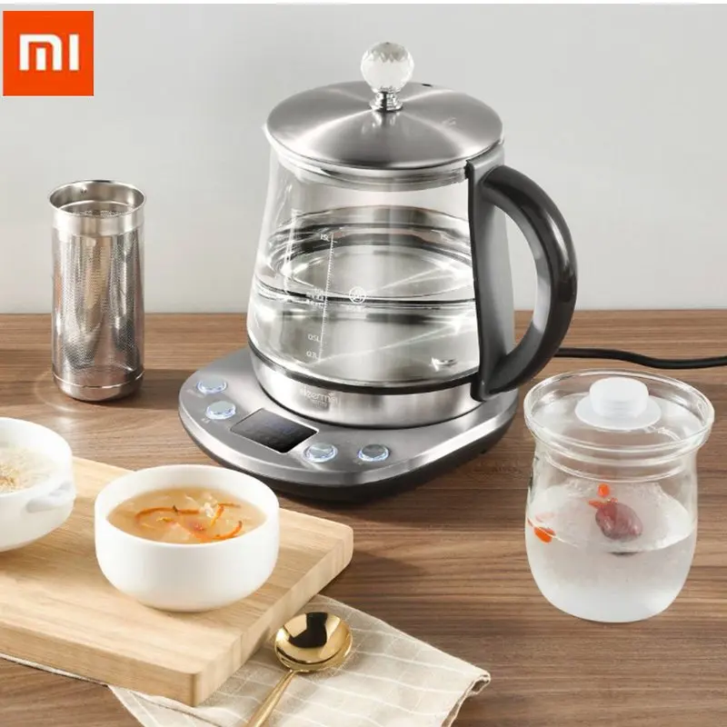 

XIAOMI Deerma DEM-YS802 Electric Health Pot 1000W / 1.5L Stainless Steel Cooker Tea Pot Chinese Tea Set Puer Kettle