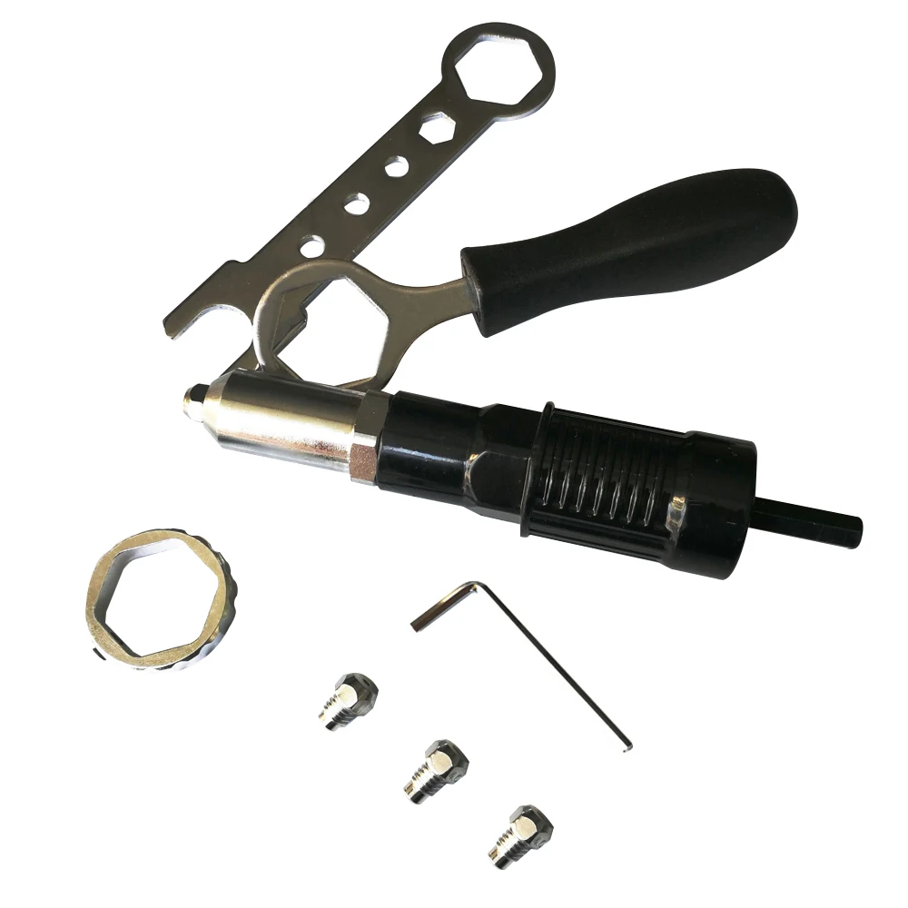 

Electric Rivet Nut Machine Accessories Attachments Cordless Riveting Drill Joint Adapter Riveter Insert Nut Tools Suitable