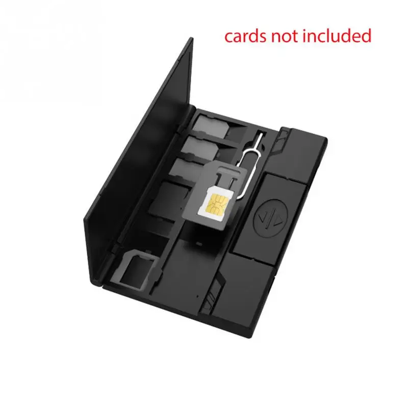 Multifunctional Cellphone SIM Card Holder Box Micro Sim Nano Cards Storage Case Lightweight