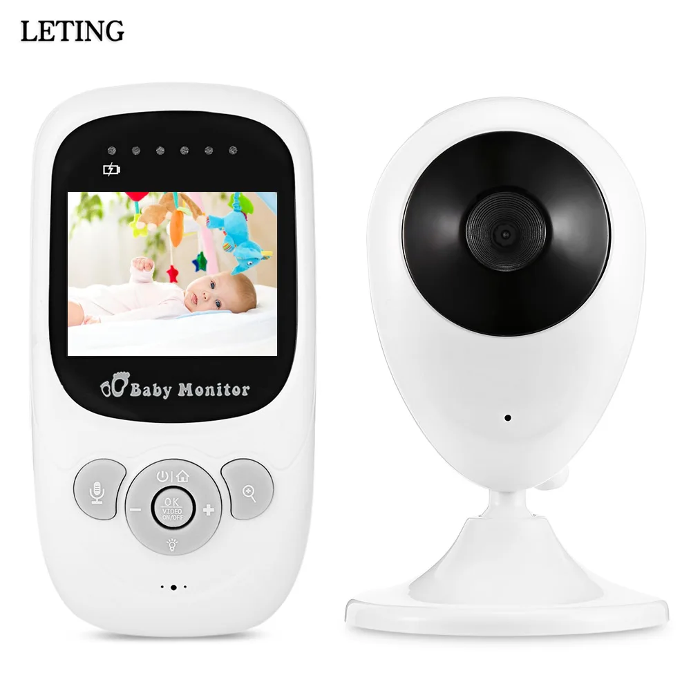

2.4G Wireless Baby Video Monitor with Night Vision Two-way Talk 2.4 inch LCD Display Temperature Monitoring