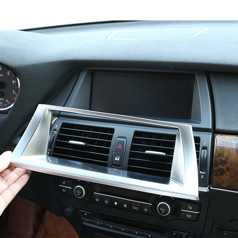 Автомобиль передняя отделка контроль навигации рамы Накладка для BMW X5 E70 08-13