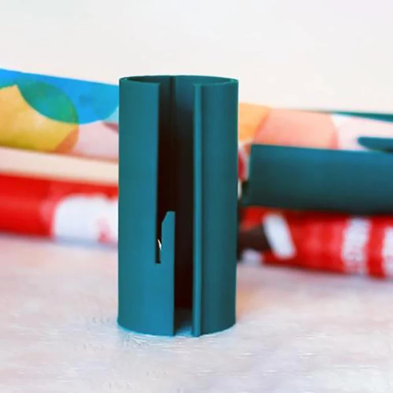 Простая резка раздвижная оберточная бумага резак безопасный и быстрый подарок DIY инструмент для резки бумаги цилиндрическая упаковка