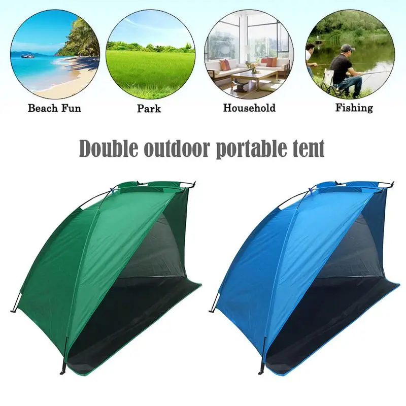 Double Outdoor Portable Fishing Tent Beach Sun Protection Camping Picnic Tent tents Outdoor