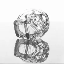 Кофейная кружка 3d прозрачная креативная стеклянная Хрустальная чашка с черепом для виски домашний бар высокое качество для отдыха и офиса