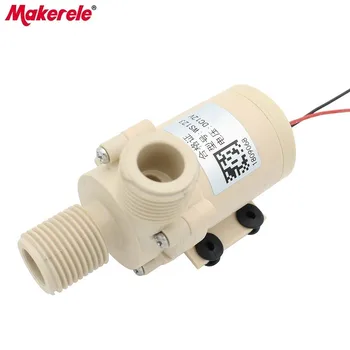 Brushless DC Water Pump 12V 3M Silent High Temperature Solar Electric Gas Water Heater Circulating Booster Pump