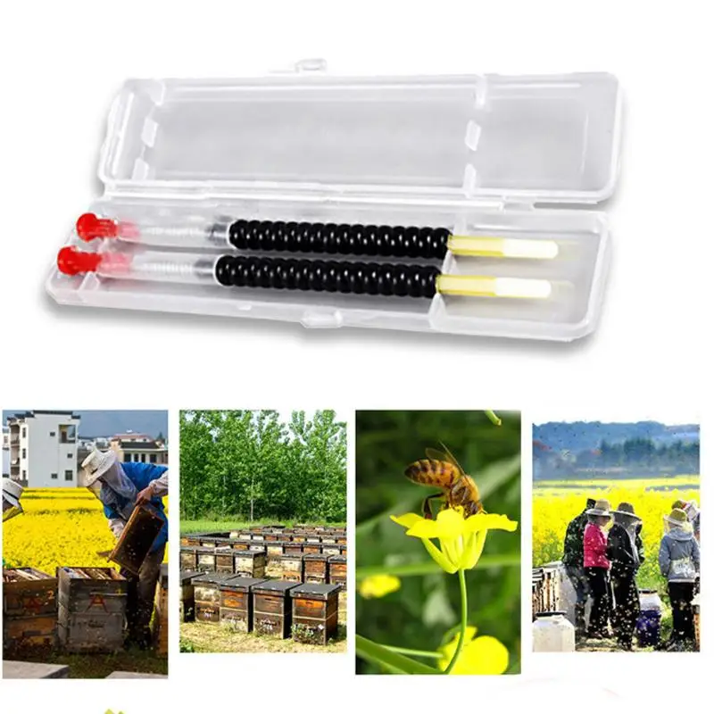 

1 Box Beekeeping Grafting Tool Plastic Bee Larvae Needle Telescopic Breeding Equipment #YW