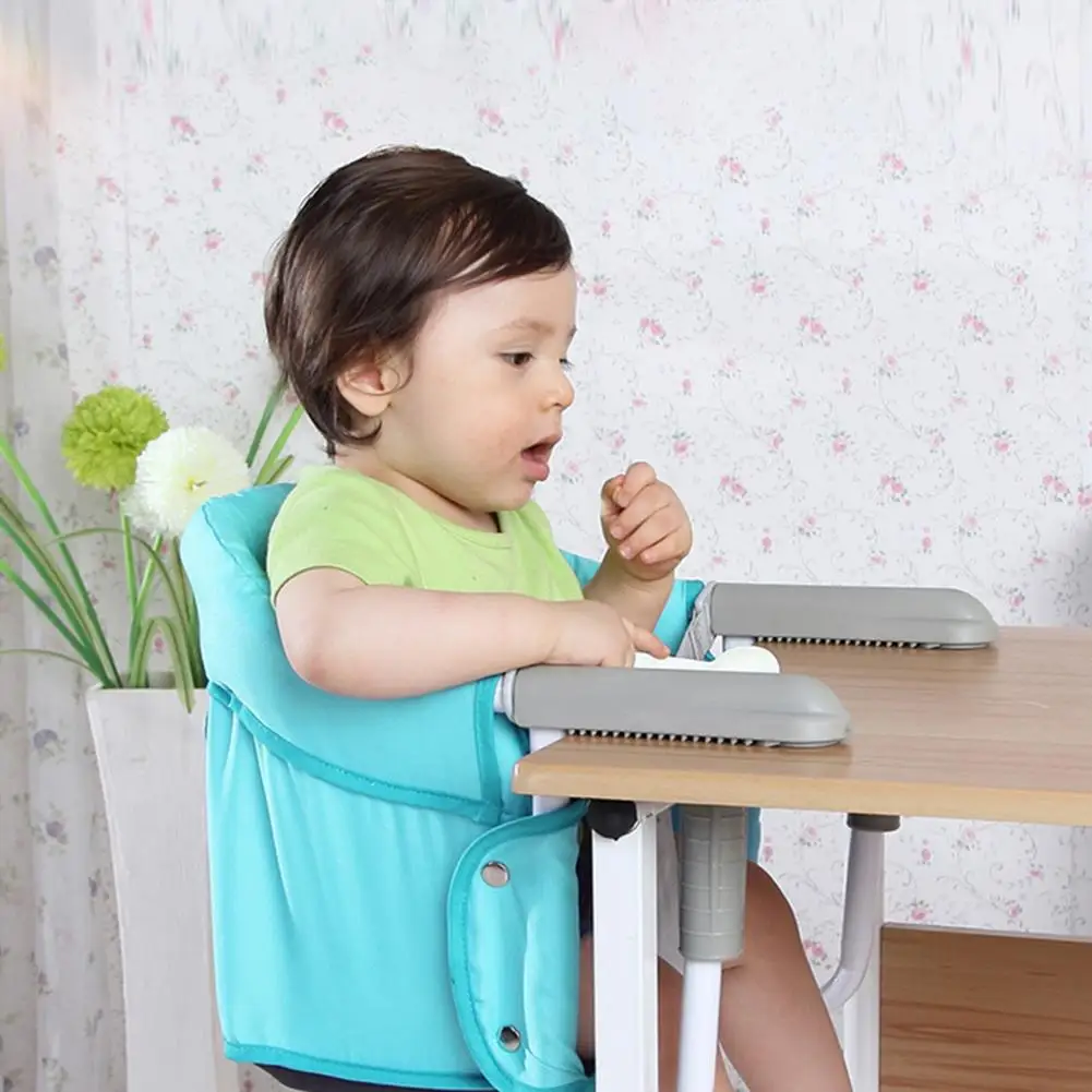 

Baby Portable Seat Kids Chair Travel Foldable Washable Infant Dining High Dinning Cover Seat Safety Belt Feeding High Chair