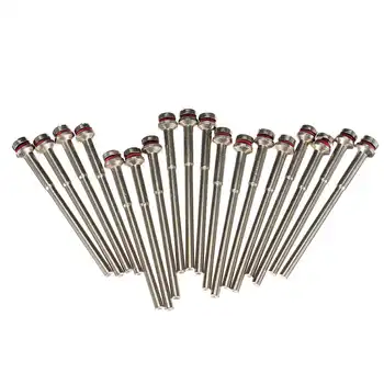 

2.35mm 18PCS Dental Stainless Mandrels Holder Tools Polishing Shank Mandrel Burs Set Rotary Tools for Polisher Dental Materials