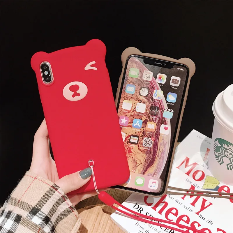 For VIVO V11 X21S Cute Bear Soft Phone Case |