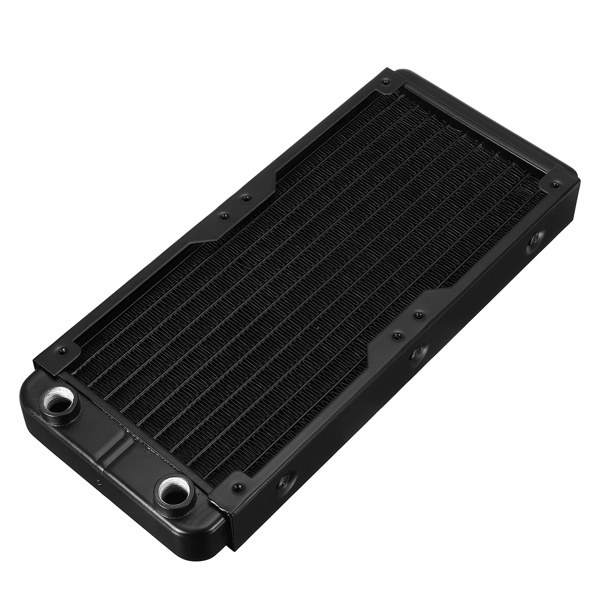 240mm 10 Tubes Aluminum Computer Radiator Water Cooling Cooler For CPU Heatsink Exchanger CPU Heat Sink For Laptop Desktop