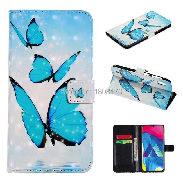 Кожаный чехол кошелек C ku Bling 3D для Samsung Galaxy A10 A30 A20 A40 A50 A70 M10 M20 M30 роскошный с