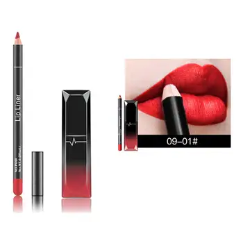 

2pcs/lot Lipstick Pencil Set Waterproof Long Lasting Matte Liquid Lipstick Lip Liner Set Makeup Lipstick Mat Lip Pen Kit