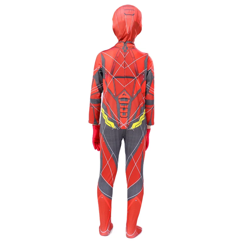 Flash Costume for Kids - Boys The Flash Cosplay Costume | Justice League Superhero Halloween/Carnival Jumpsuit image 3