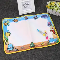 Детские развивающие игрушки для рисования воды Рисунок OPP сумка ручки для писания на доске каракули выше 6 месяцев коврик живопись