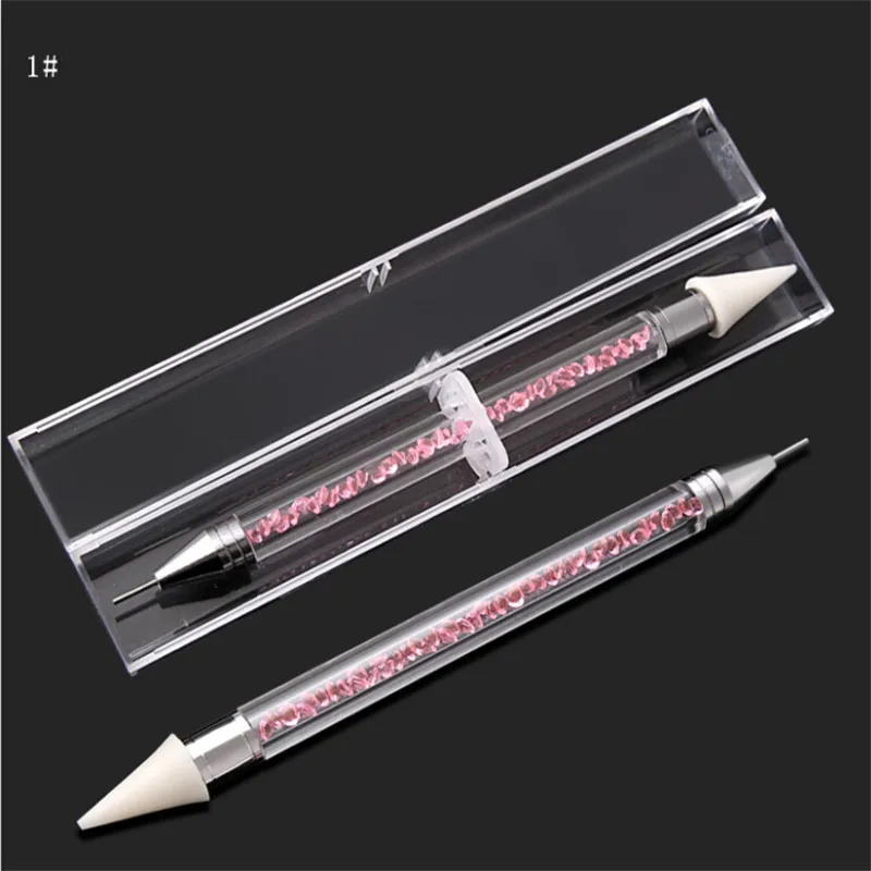 

NEW Double-ended Nail Rhinestone Picker Wax Pen Nail Gel Nail Manicure Tool Rhinestone Dotting Pencil Nail Art tools