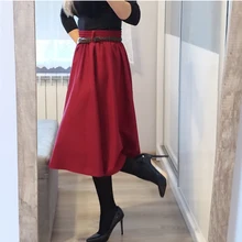 Винтаж мини-юбки Для женщин летние Высокая талия юбка трапециевидной формы с поясом Модные женские школьные плиссированные юбки Faldas Jupe Femme