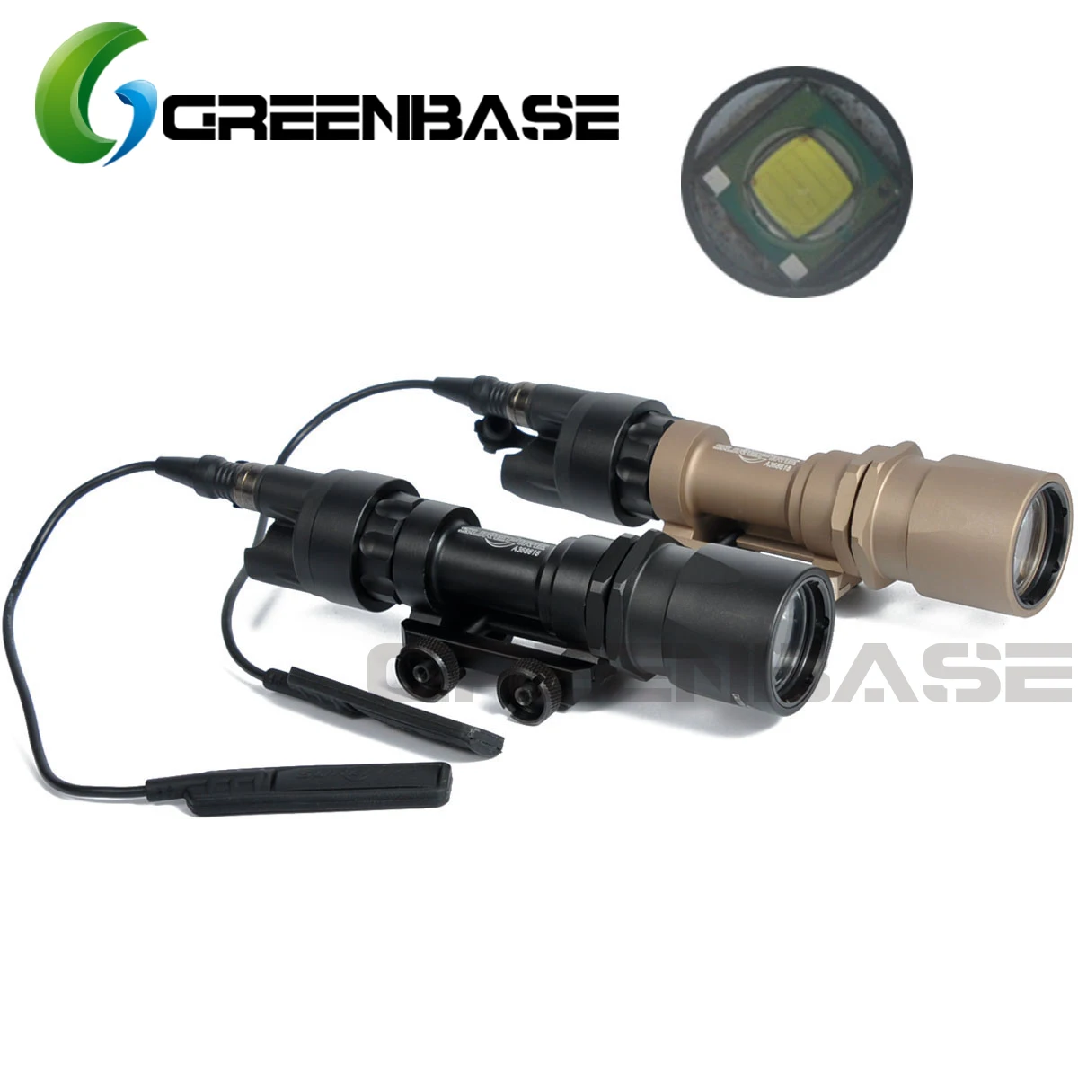Greenbase Тактический SF M951 светодиодный супер яркий фонарь с дистанционным