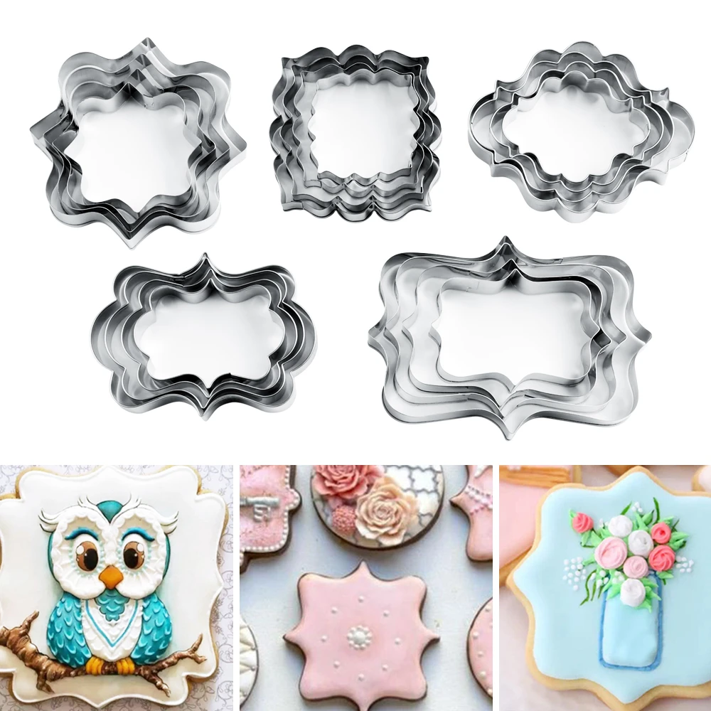 Fence Design Plastic Fondant Cutter Cake Mold Fondant DIY Decorating Tools D;CC