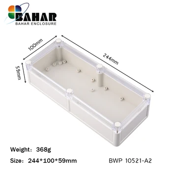 

Bahar Waterproof electronics plastic ABS IP68 4 pieces enclosure from Bahar Enclosure 244*100*59 mm BWP 10521-A2