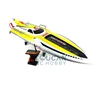 G30H ARTR-RC 54" 30CC Engine Gasoline Fiber Glass RC Racing Boat Radio System Servos Yellow THZH0054 3