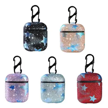 

Case For Airpods Wireless Bluetooth Earphone Charging Box Mini Cute Leather Shockproof Cover Ultra Thin Gifts For Girl 5 Colors