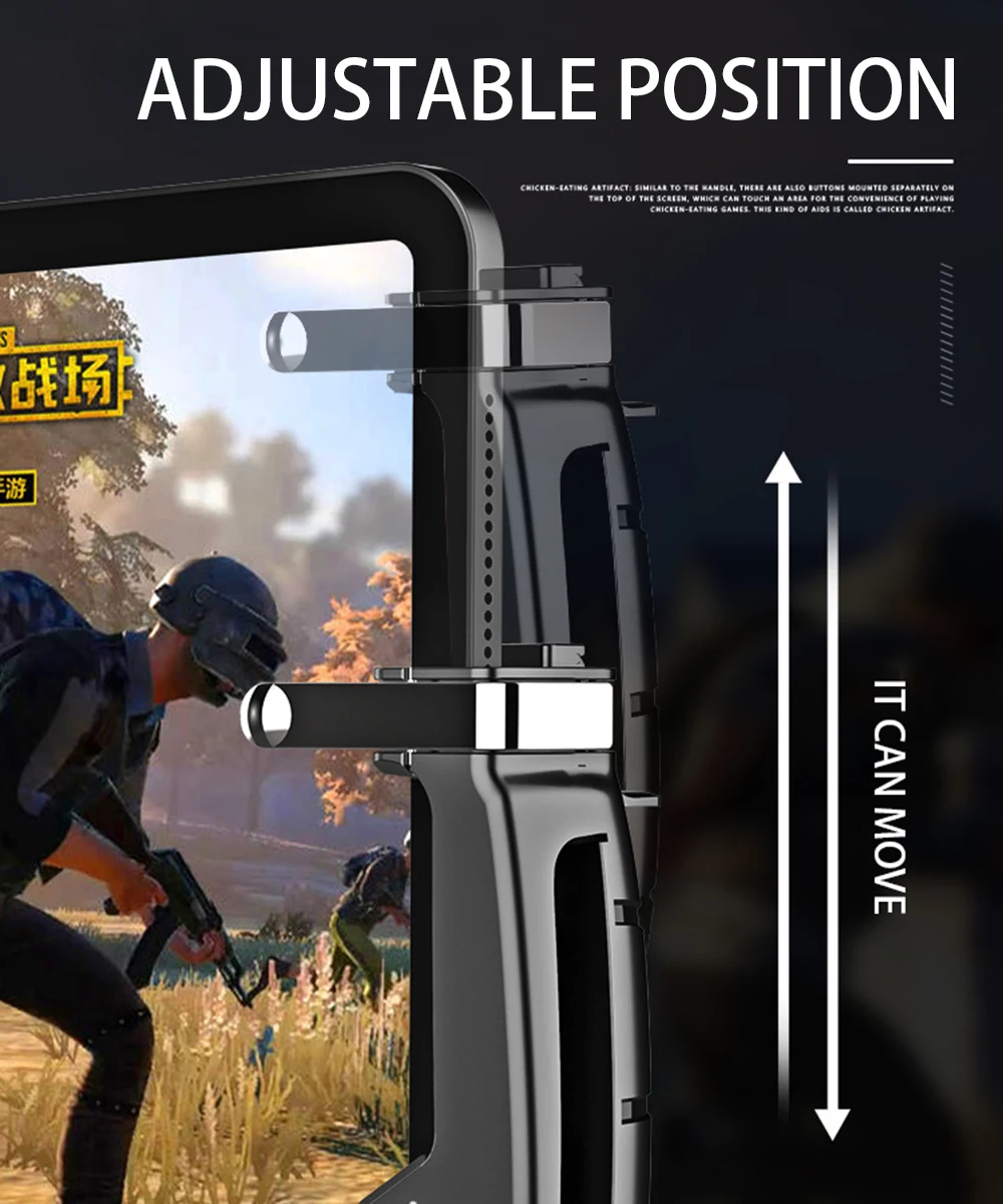 New AK-PAD for iPad Tablet Game Controller Gamepad for PUBG Trigger Button Fire Aim Button for pubg mobile