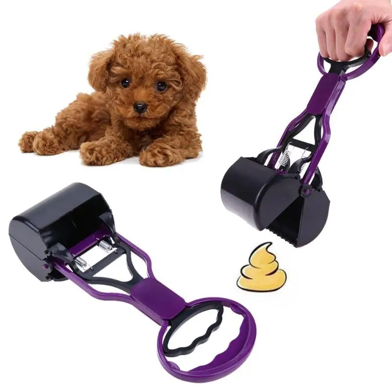 

Pet Dog and Cat Pooper Scooper Long Handle Shovel Cleaning Animal Waste Bag Holder Waste Clean Tool Pet Products