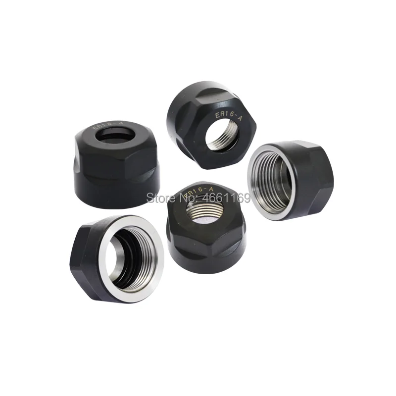 New 5PCS ER16 A Clamping Collet Nut CNC Milling Lathe