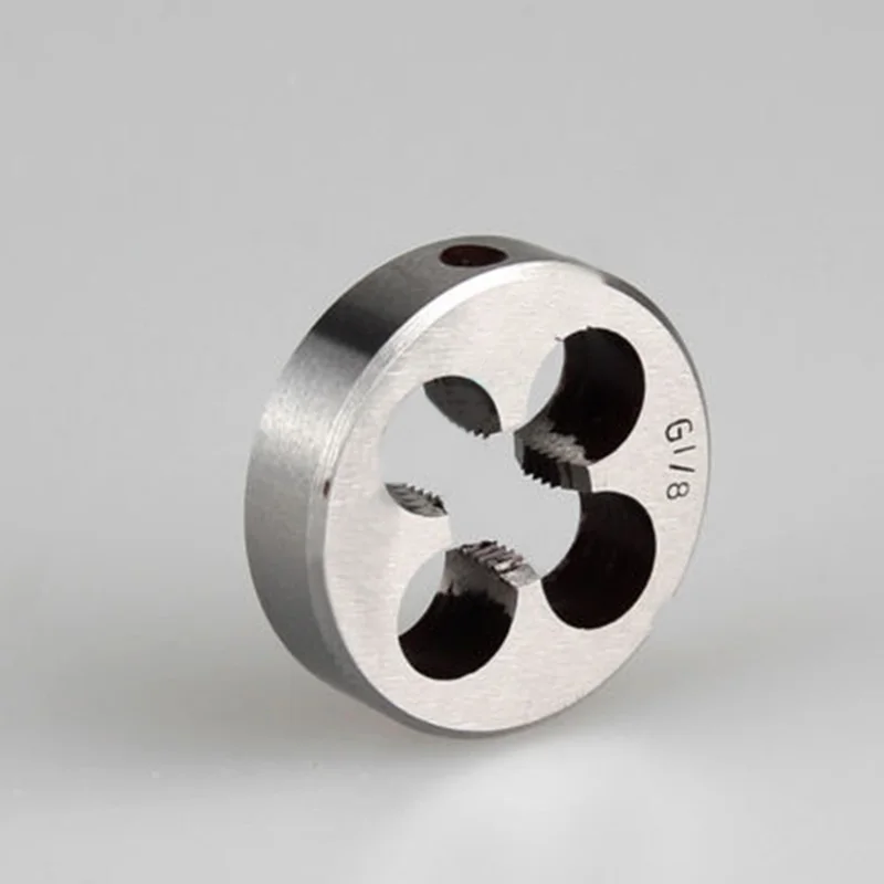 

High Quality Pipe Thread Round Dies BSP 1/8 1/4 3/8 HSS Round Die G 1/2 3/4 1