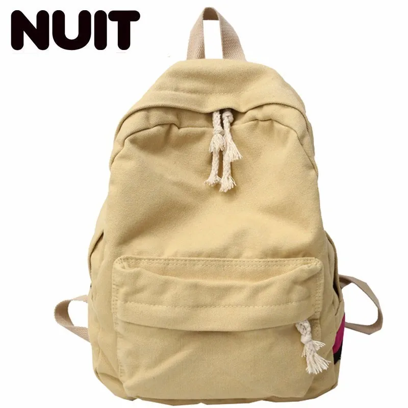 

Women Canvas Backpack Bag Woman Fashion Both Shoulders Bags College Student Schoolbags Canvas Backpack Bag Large Capacity