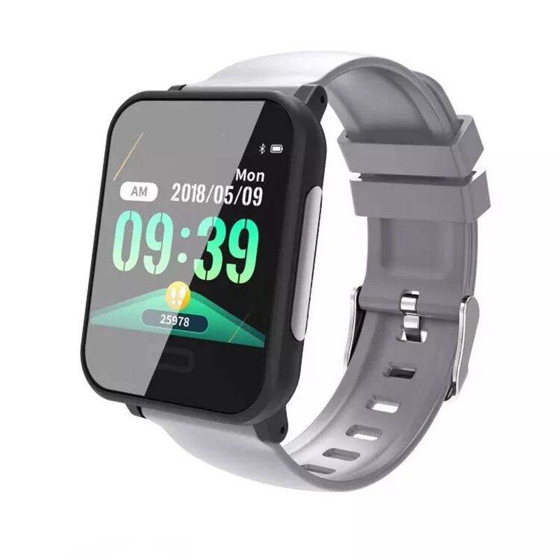 Дешево Bakeey E33 ЭКГ монитор сердечного ритма датчик давления крови бренд напоминание Спорт фитнес здоровье Модные Смарт часы браслет