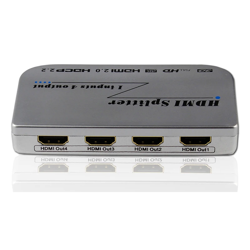 HDMI Splitter 1x2 4Kx2K@60Hz 1 Inputs 2 Output Full Hd 1080P Support Hdcp 2.2 Splitter HDMI 2.0 Splitter 4K For Apple
