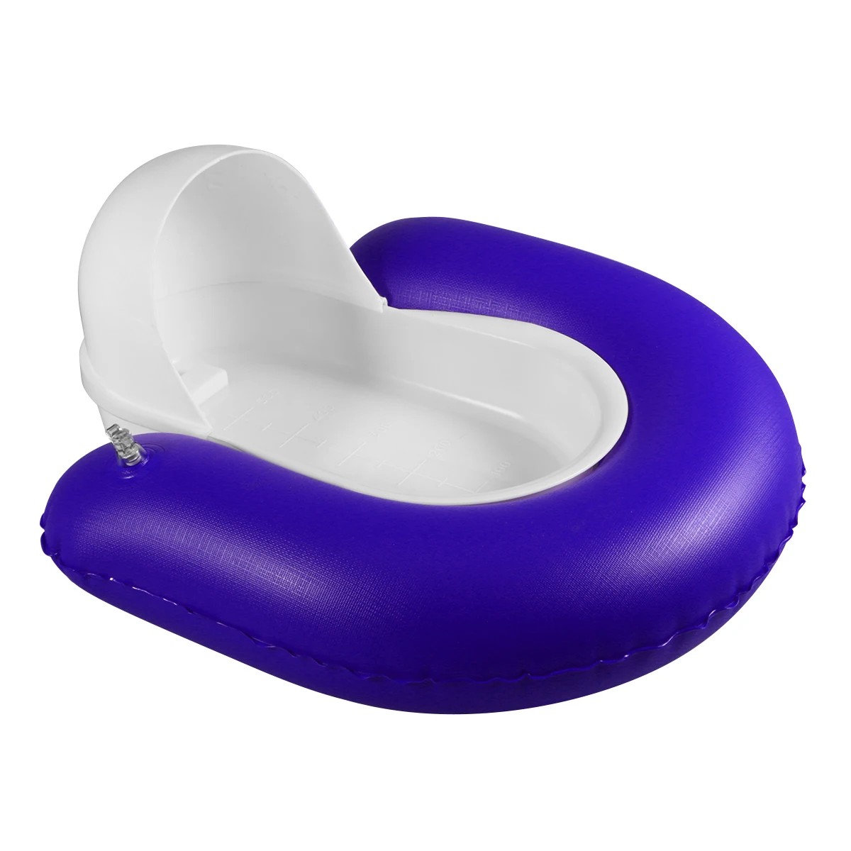 

Comfortable Inflatable Bedpan Urinal Prevent Bedsore Decubitus Seat Cushions for Bedridden People (Blue)
