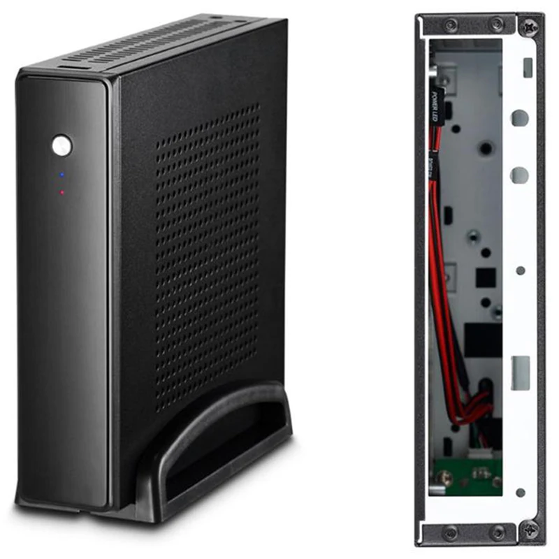 Тонкие мини Itx Чехлы Usb2.0 2 5 дюймов Hdd Ssd Sgcc компьютер игровой ПК настольный корпус