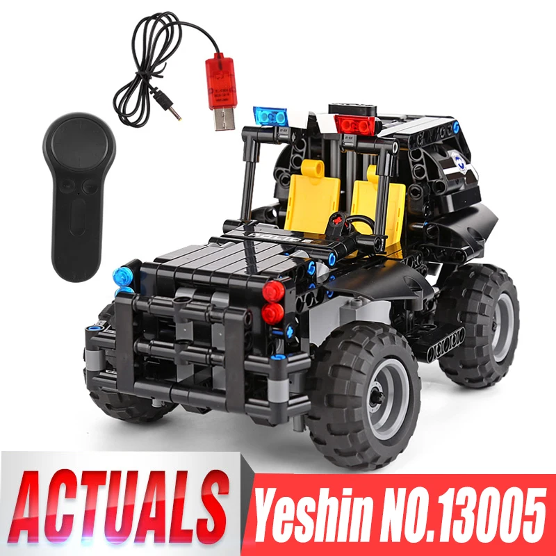 Yeshin 13005 Remote Control Car Model Toys The Armed Patrol Set Building Blocks Bricks Assembly Kids Boy Christmas Gift | Игрушки и