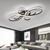 NEO Gleam New Hot RC White/Coffee Modern Led Ceiling Lights For Living Room Bedroom Study Room Dimmable Ceiling Lamp Fixtures ► Photo 2/6