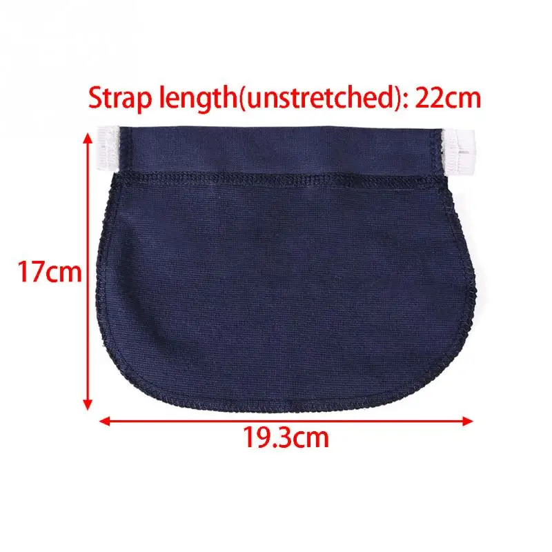 Adjustable Maternity Waistband Extender - Soft Pants Belt Extension with Elastic Buckle Button for Lengthening Pregnant Women's Pregnancy attire image 4