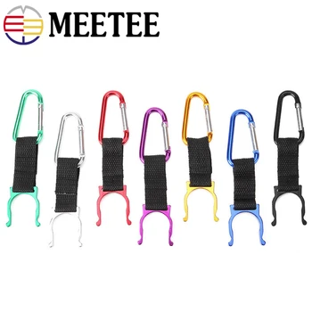 

5PCS Alloy buckle kettle outdoor Quickdraw Carabiner backpack Hanging Hook Water Bottle clip hang clasp Buckle Holder tool F7-8