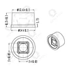 20-100pcs CREE XML lens T5/T6/U2 XHP50 Lens 30 Degree Optical Grade PMMA 13mm 5050 Led Lens Holder Plano Reflector Collimator ► Photo 2/6