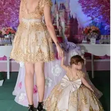 Г. Милое платье с вышивкой для маленьких девочек праздничное платье-пачка принцессы с бантом на свадьбу модная одежда От 6 месяцев до 4 лет