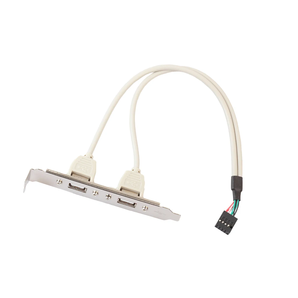 2 порта USB 3 0 женская Задняя панель для материнской платы 9 контактный разъем