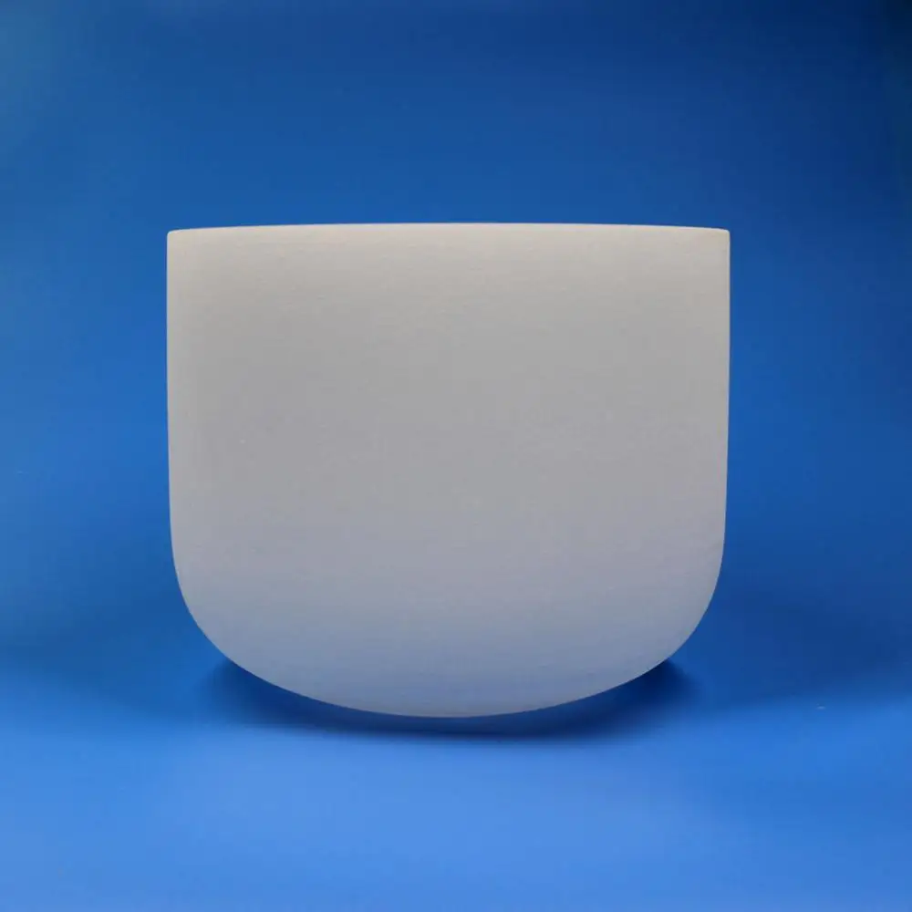 

10" Note C/D/E/F/G/A/B Chakra Frosted Quartz Crystal Singing Bowl