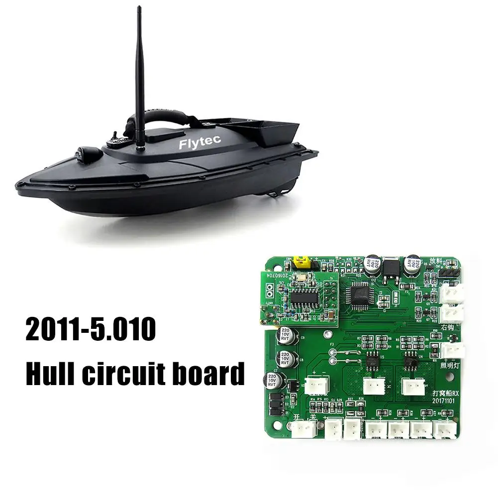

Flytec 2011-5.010 Hull Circuit Boards Intelligent Remote Control Fishing Bait Boat Parts Fishing Tool Smart RC Bait Boat Toys